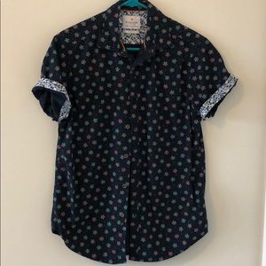 Denim & Flower button down shirt